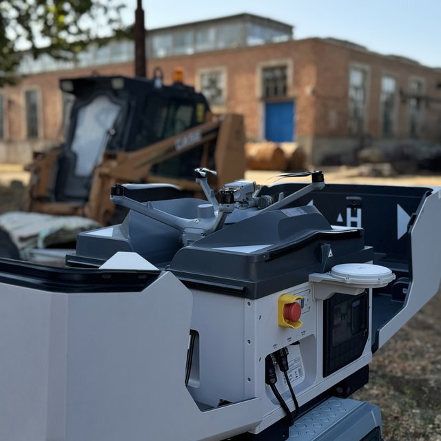 DJI Dock drónállomás helyszíni telepítésen